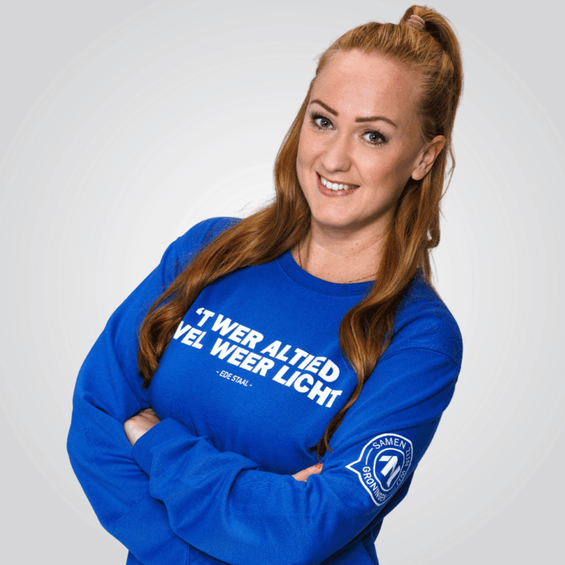 Unisex trui 't wer altied wel weer licht